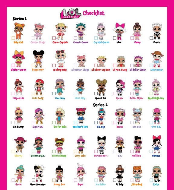 Lol Doll Names With Pictures - DOLLQ