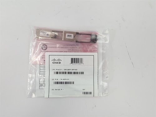 Page 1 of 1 start overpage 1 of 1. New Sealed Genuine Cisco Cvr Qsfp Sfp10g Qsfp To Sfp10g Qsa Module Enterprise Networking Servers Computers Tablets Networking
