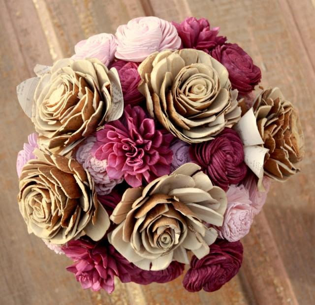 Weddingwire is stress free, hassle free, and just plain free. Eggplant Wedding Bouquet Sola Wooden Flower Bouquet Deep Plum Sola Wood Flowers Eco Flowers Plum Wedding Flowers Paper Flower Keepsake 2707983 Weddbook