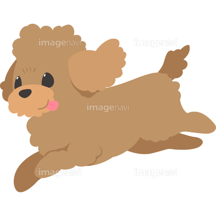 かわいい動物画像 元の走る犬 イラスト