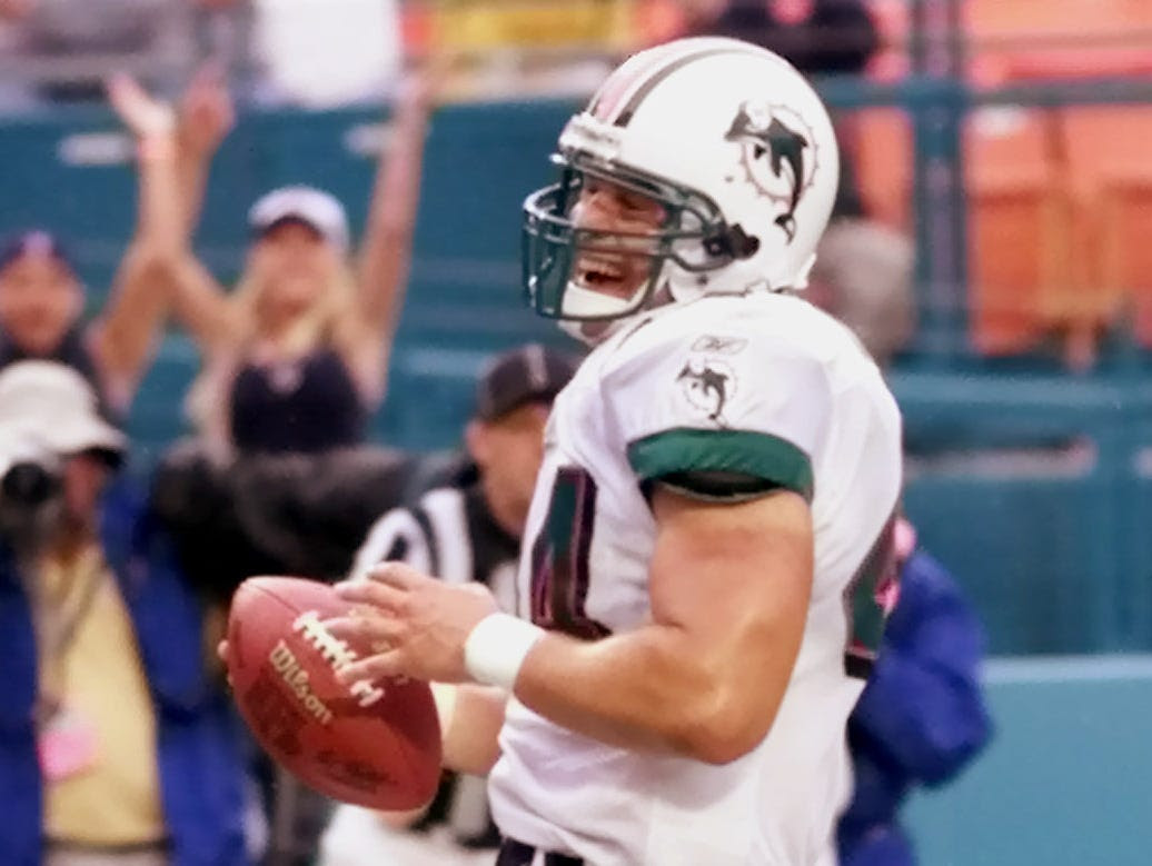 Rob Konrad played six seasons for the Dolphins.