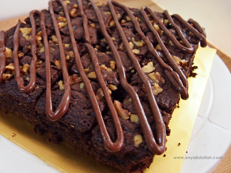 Brownies Walnut  EnyAbdullah.Com