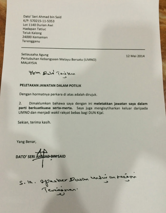 Contoh Surat Rasmi Hantar Wakil - Surat Ras