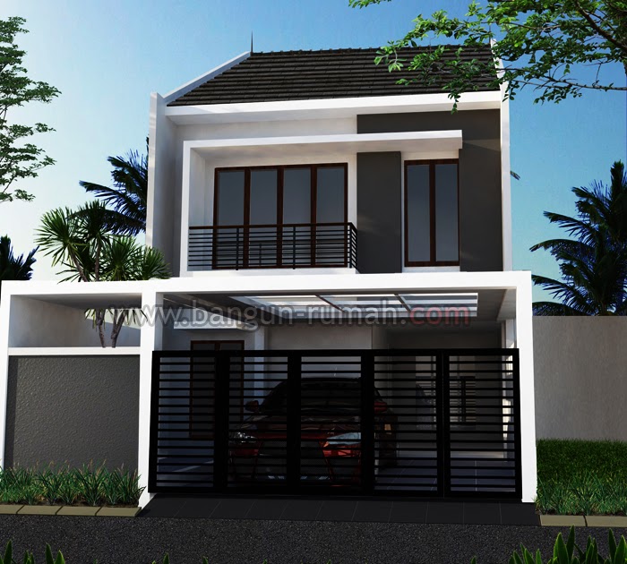 Gambar Desain  Rumah  Tingkat Minimalis  Type  36 Desain  