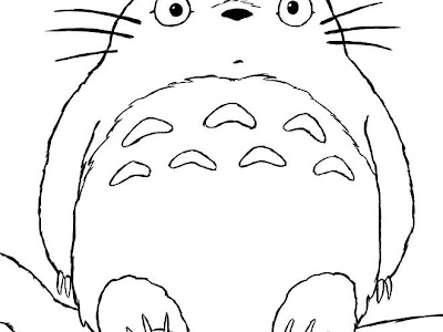 コンプリート！ 白黒 トトロ イラスト 無料 544623