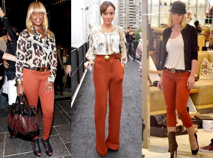 FASHIONS AND MODE: Leather Turns Rust-Colored for Fall Mon ...