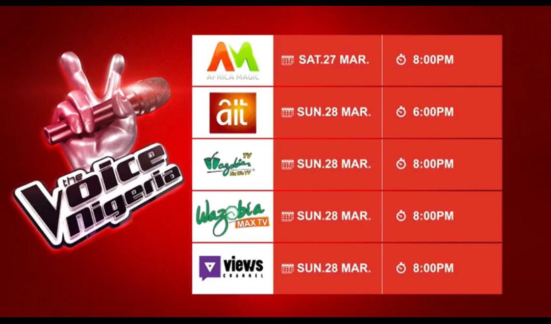 With your permission we will set optional cookies to provide social media features, to show you ads relevant to your interests, and to analyse our traffic. The Voice Nigeria Season 3 Set To Hit Tv Screens March 27 2021 Yarnsfeed