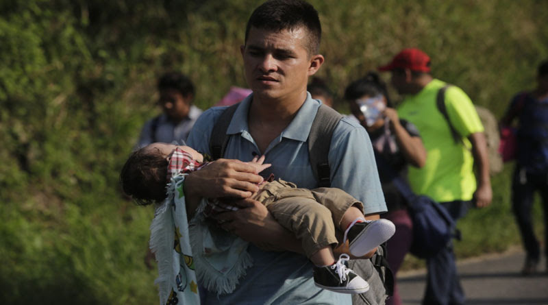 una marea humana