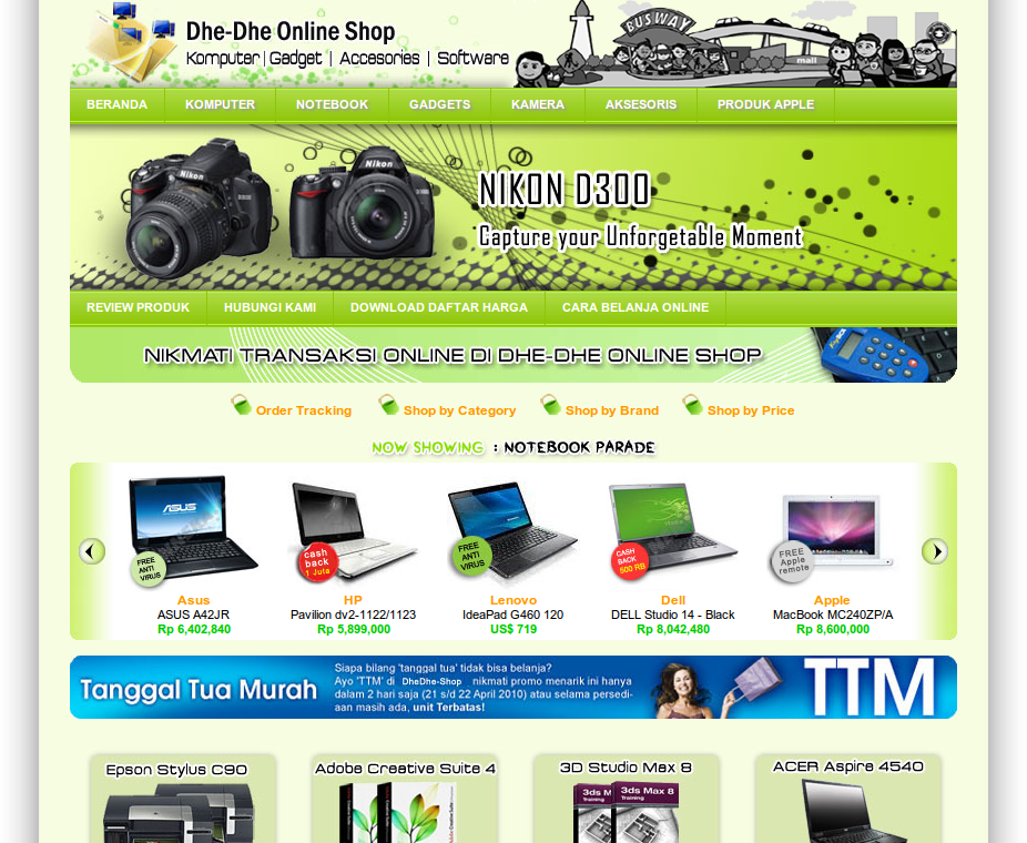Membuat Website E Commerce