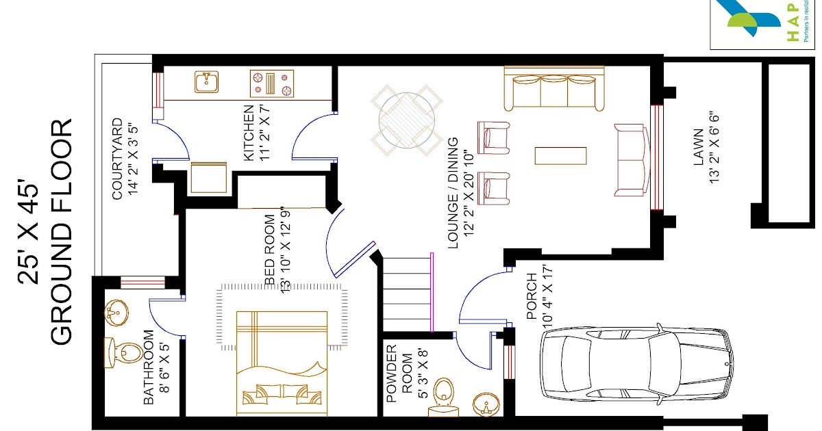 Popular Style 45 Simple Three Bedroom House  Plan  East  Facing 