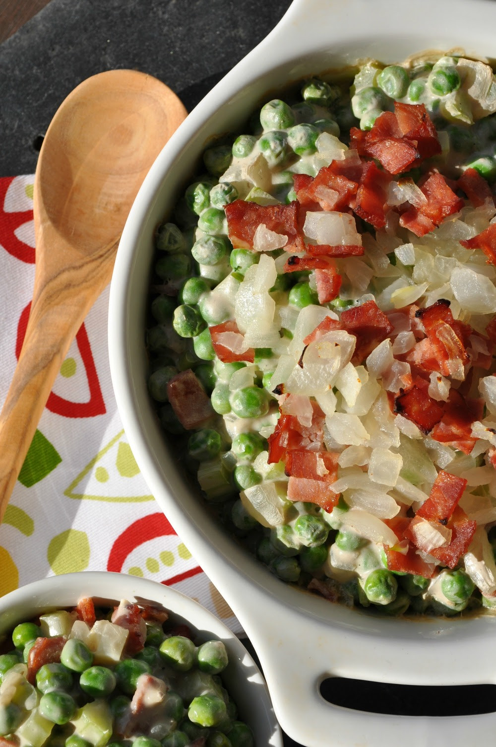 Put in a 9x12 pan and top with buttered breadcrumbs. Easy Sweet Pea Casserole Recipelion Com