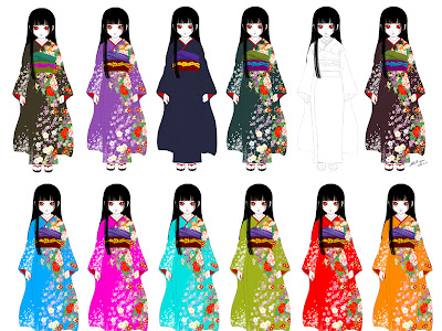 簡単 着物 イラスト 柄 の最高のコレクション ディズニー画像のすべて