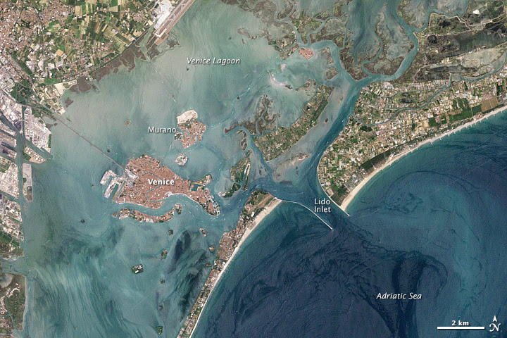 Landsat image Venice