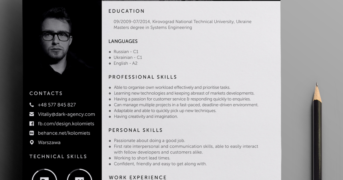 Awesome Curriculum Vitae : 25 Awesome Resume Cv Templates ...