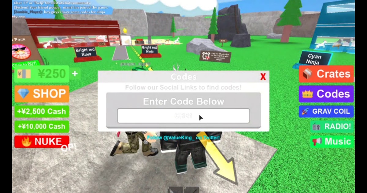 Roblox Ninja Tycoon Codes 2019 Roblox Free Download Pc - roblox ninja tycoon 2 player codes how 2 get robux for free