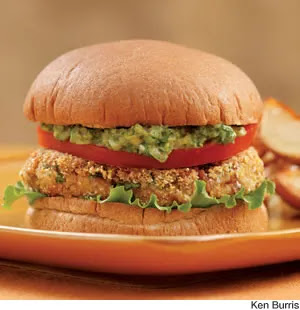 Bean Burgers With Spicy Guacamole