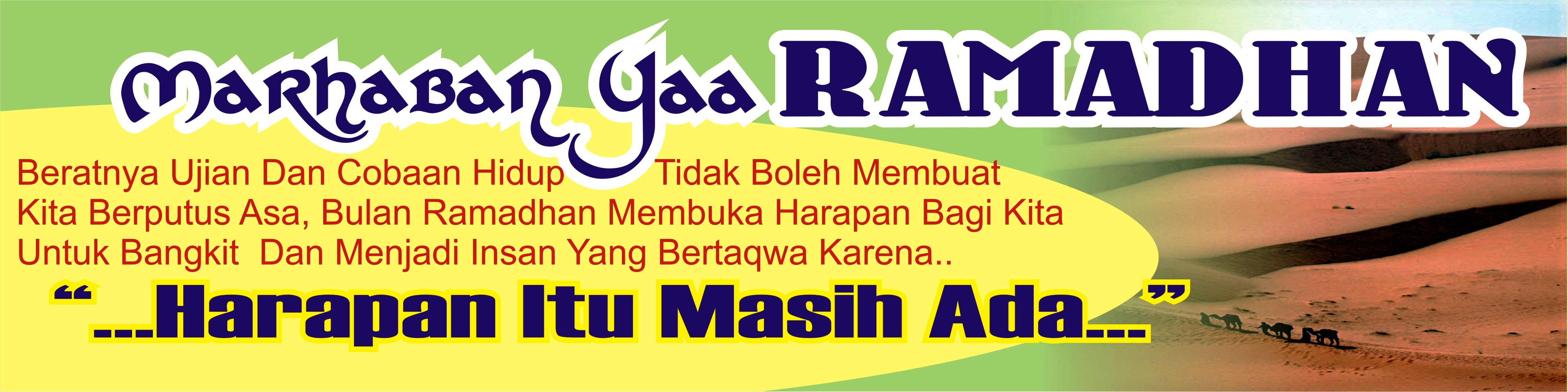 Contoh Banner Menyambut Ramadhan - Downlllll