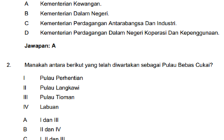 Contoh Soalan Psikometrik Imigresen - Terengganu y