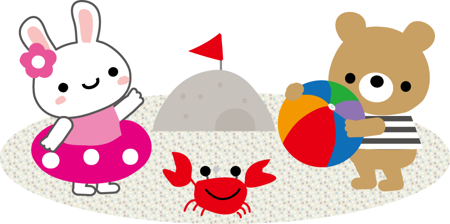 印刷可能 海水浴 イラスト 無料 かわいい無料イラスト素材
