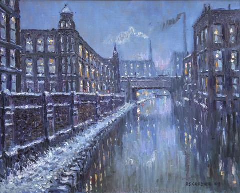 Reg Gardner, Canal, Winter
