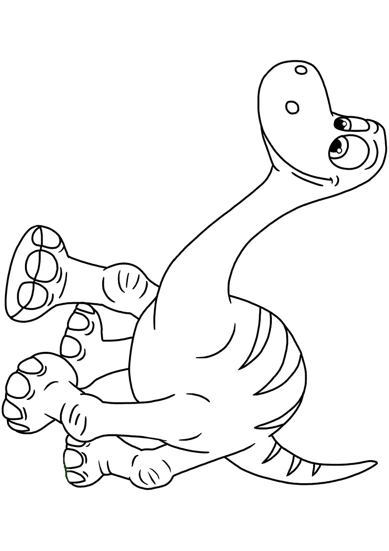Kolorowanka Arlo Dobry Dinozaur Malowanka