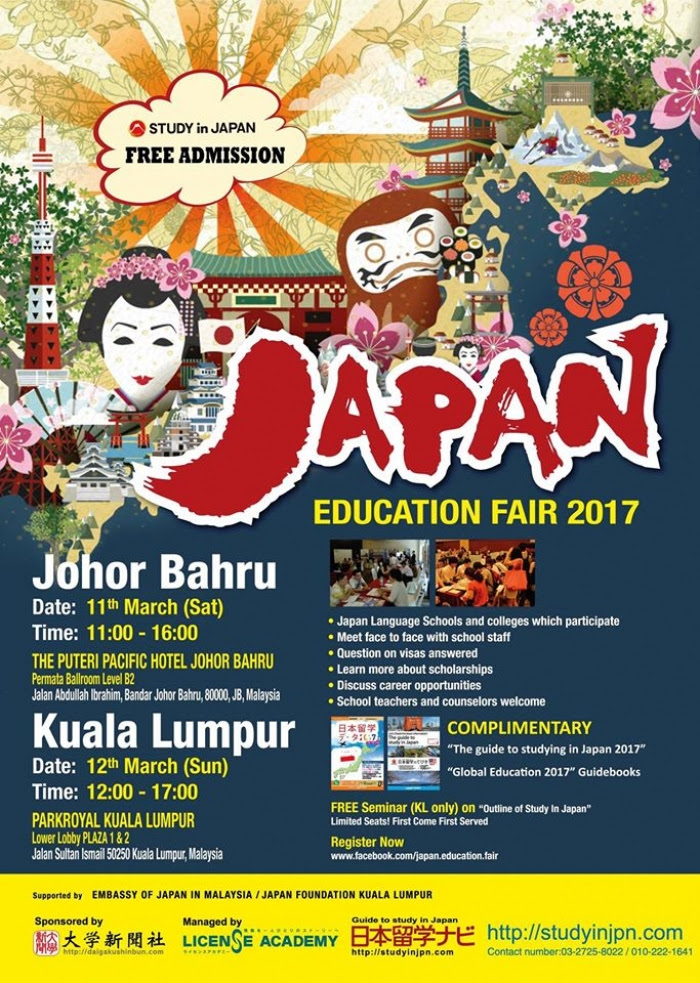 Persada johor international convention centre, johor bahru. Japan Education Fair 2017