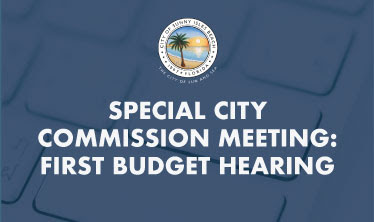 Special City Commission Meeting: First Budget Hearing