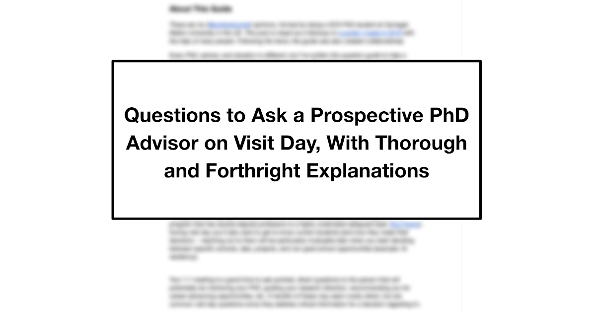 How To Write Motivation For A Supervisor At Phd - A Guide ...