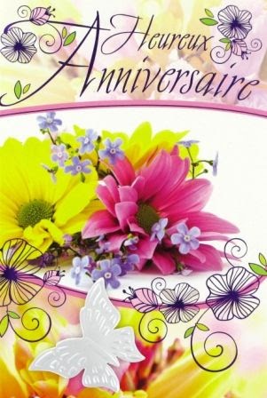 Amieleach017 Bon Anniversaire Bouquet De Fleurs