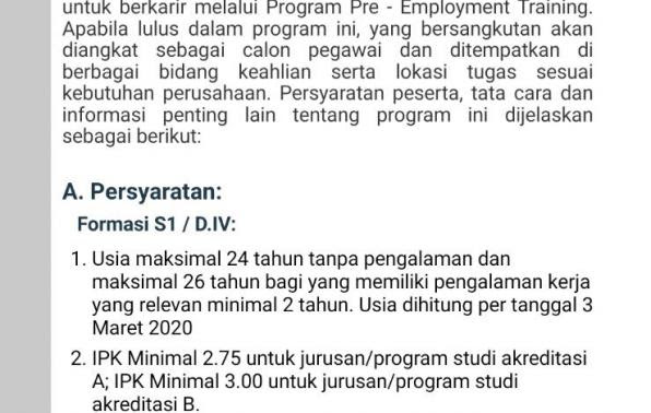 Halaman 1 dari 33 lowongan. Info Lowongan Calon Pekerja
