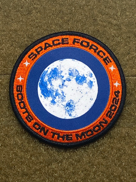 Download Space Force Moon Mission 2024 Uniform Morale Patch Tactical Outfitters
