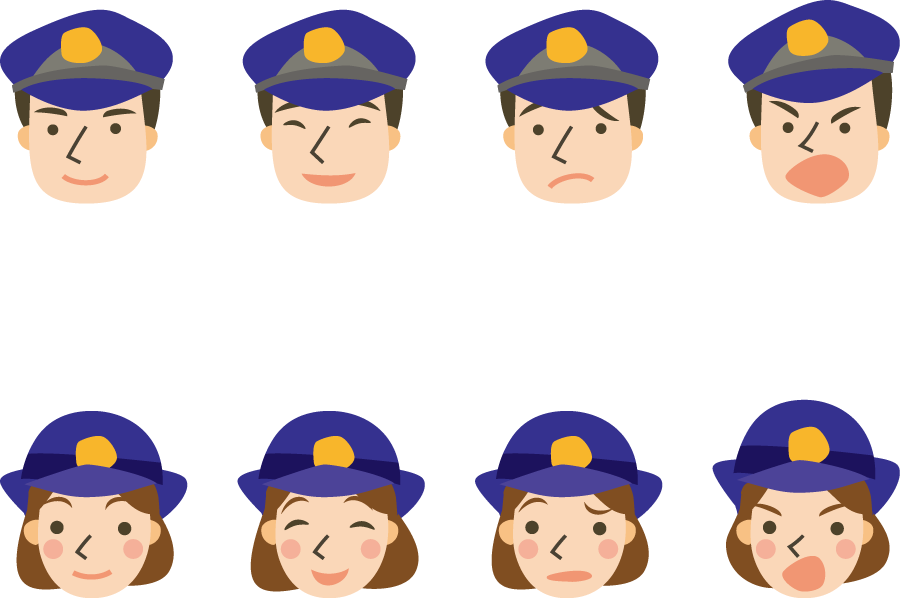 ダウンロード可能 警察 帽子 イラスト Iイラスト画像ギャラリー Irasutoyablog