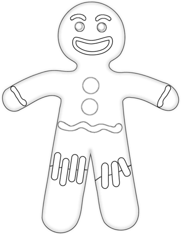 Do you know gingerbread man coloring pages? Gingerbread Man Coloring Page Free Printable Coloring Pages