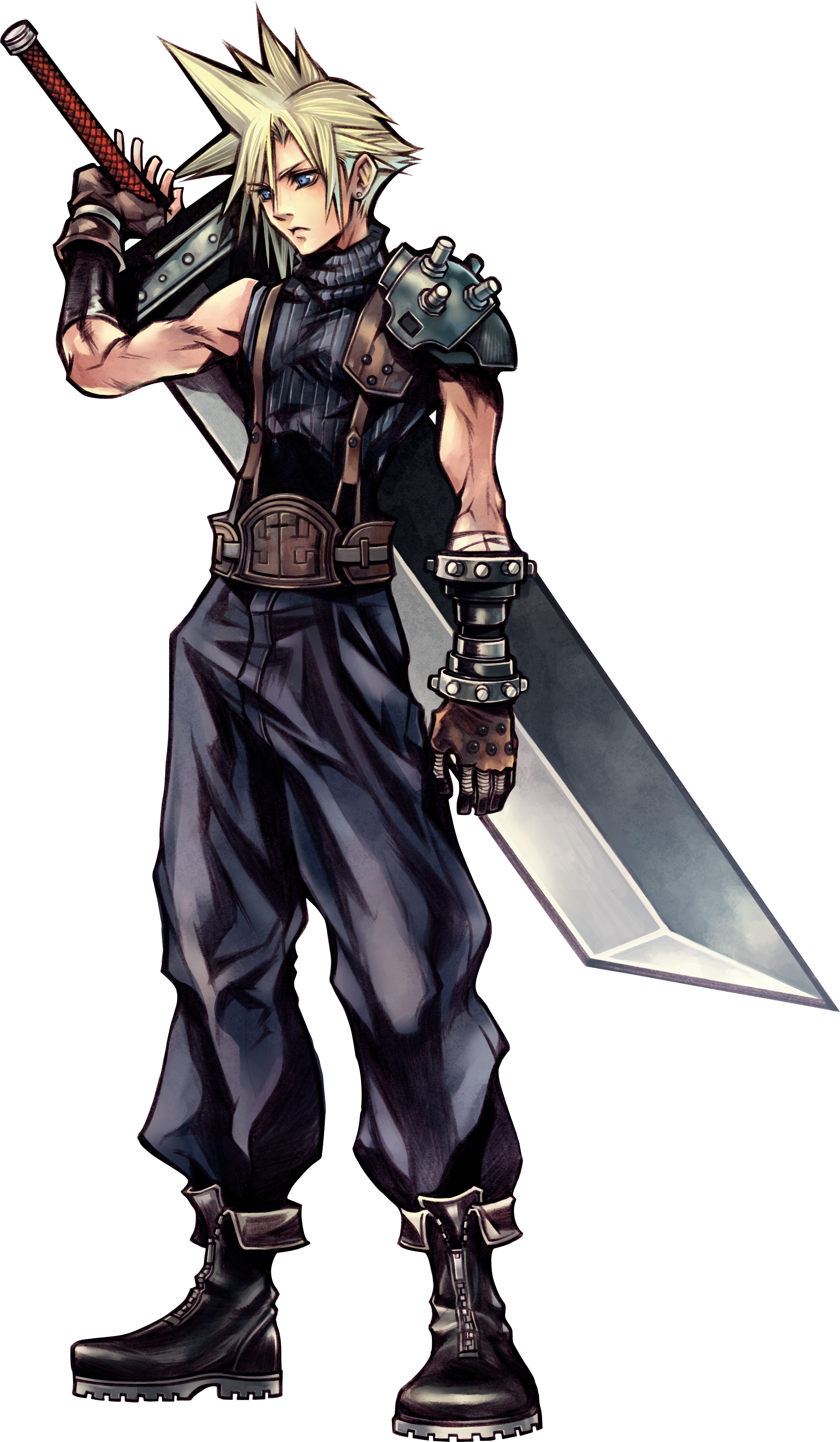 無料イラスト画像 ユニークff7 クラウド イラスト