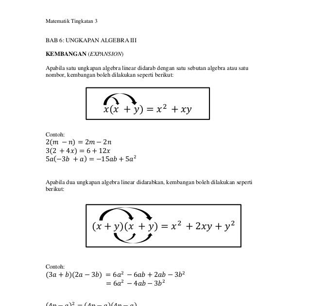 Contoh Soalan Algebra Tingkatan 1 2019 - Gong Shim i