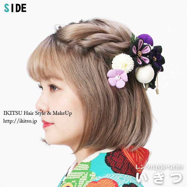 美しい ボブ 袴 髪型 ヘアスタイルギャラリー