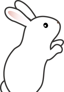 無料でダウンロード うさぎ 横顔 イラスト うさぎ 横顔 イラスト