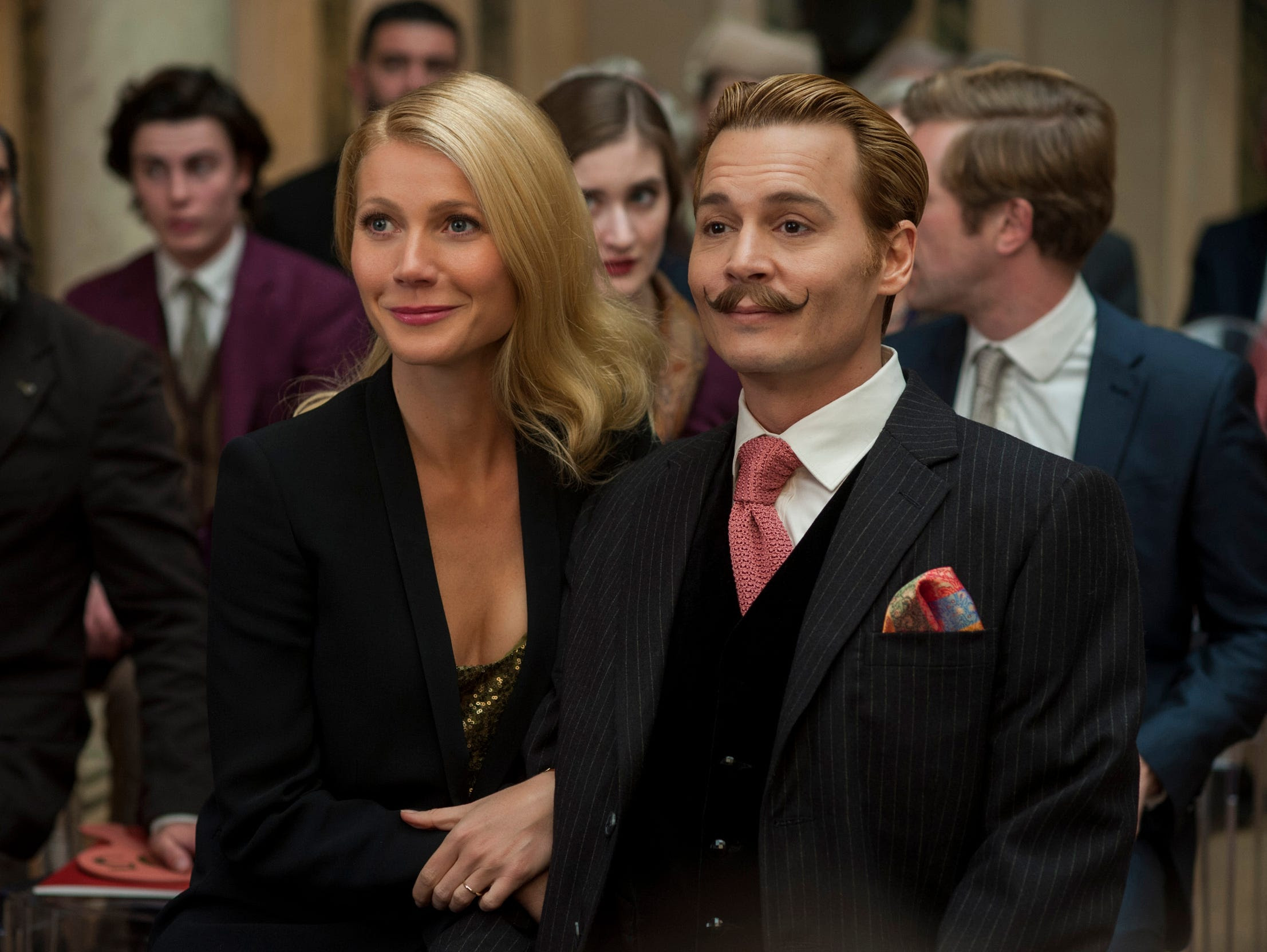 Gwyneth Paltrow and Johnny Depp star in the comedy 