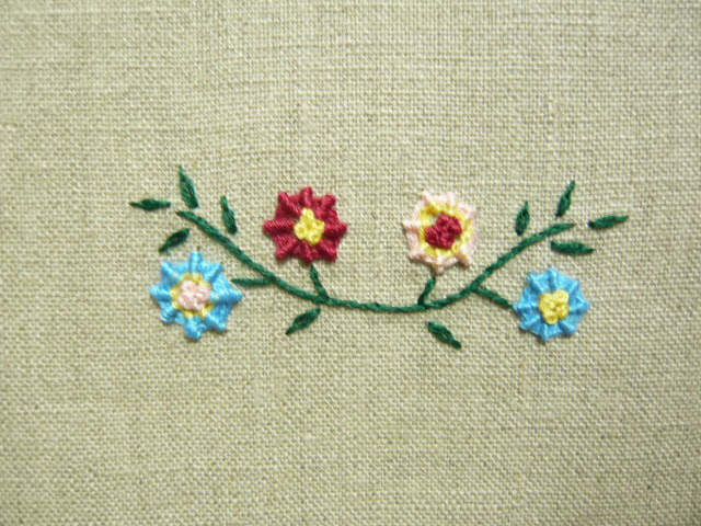 新鮮な可愛い 刺繍 簡単 花 最高の花の画像