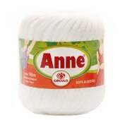 Linha Anne 500 para Crochê e Tricô Branca