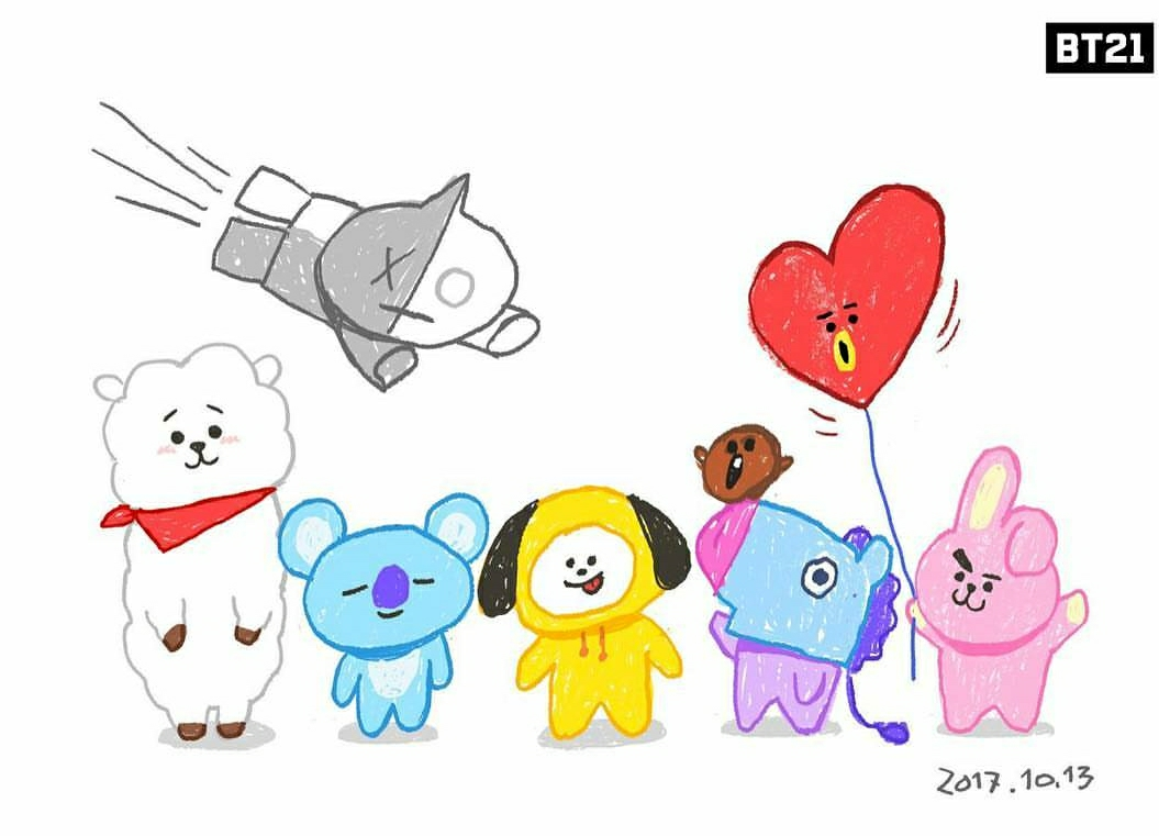 すべての動物画像 ユニーク可愛い 画像 Bts キャラクター Tata