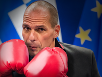 Greek finance minister Tweets, dispelling rumors he almost got into a physical altercation with Eurogroup president