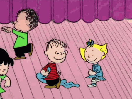 Merry Christmas Charlie Brown Dancing Gif