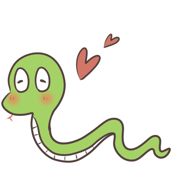 綺麗な蛇 かわいい イラスト 美しい花の画像