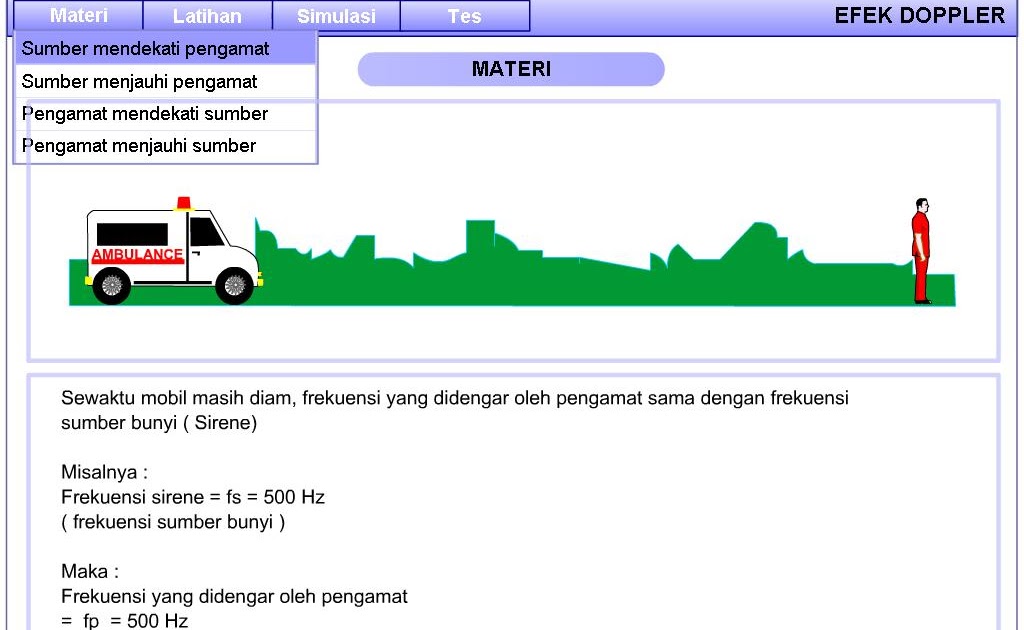 Contoh Animasi Hukum Newton 1 - Contoh Bu