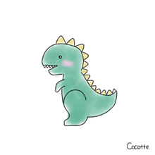イラスト 恐竜 可愛い アイコン 9573