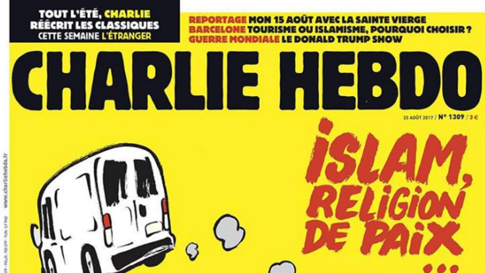 La portada d'aquesta setmana de 'Charlie hebdo'