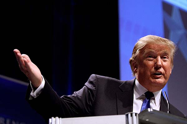 Donald Trump speaking at CPAC 2011 in Washington, D.C.