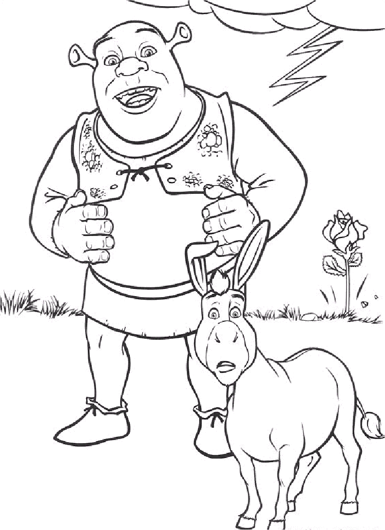 We have here coloring pages that suitable for. Free Shrek Coloring Book Download Free Shrek Coloring Book Png Images Free Cliparts On Clipart Library