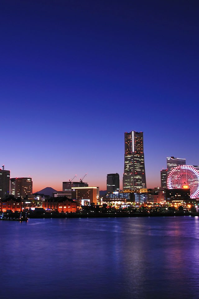 上横浜 夜景 壁紙 Iphone 最高の花の画像